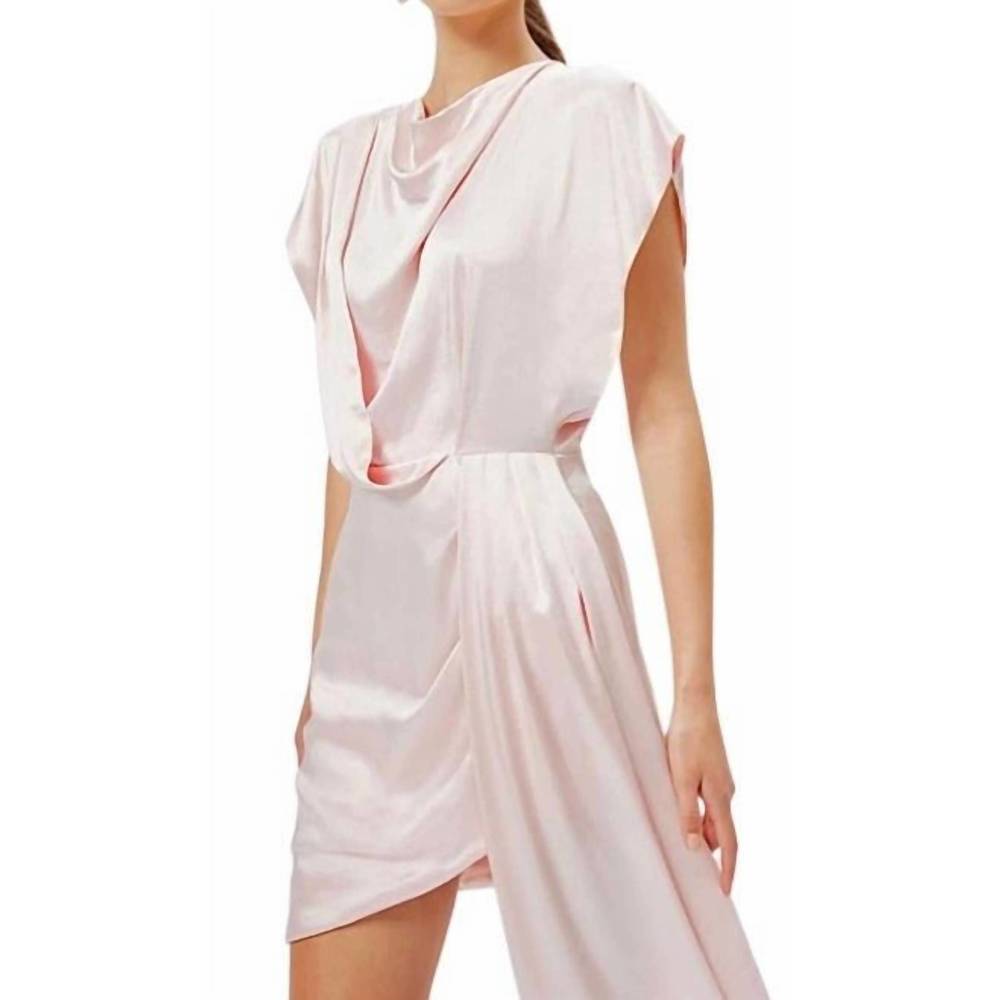Elliatt Pink Draped Dress